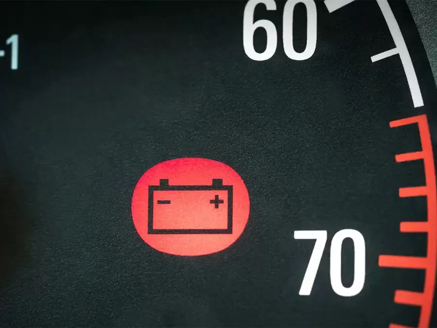 battery warning light là gì