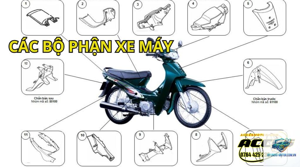 cấu tạo xe máy gồm những bộ phận nào - Hình 3