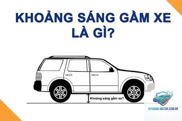 khoảng sáng gầm xe là gì