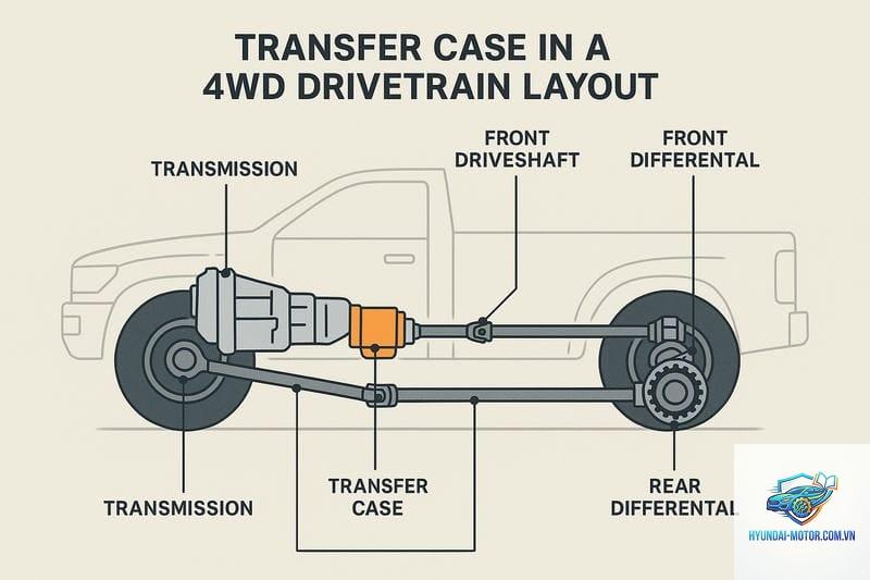 transfer case là gì