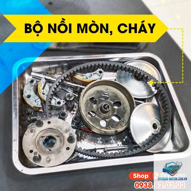 xe ga bị kêu nồi