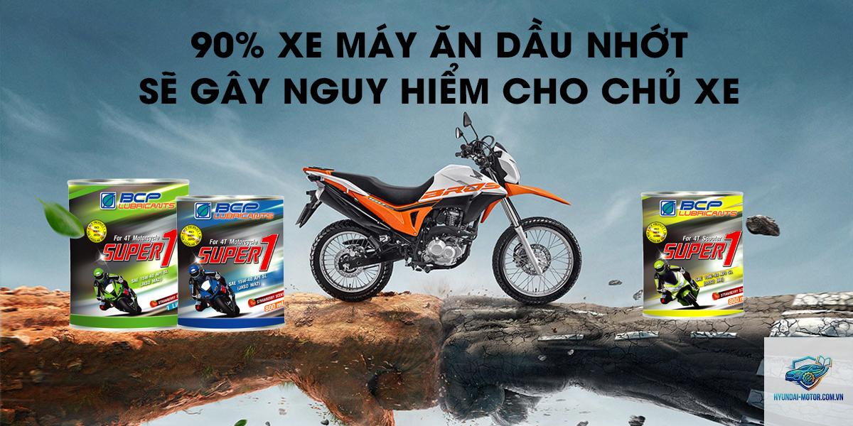 xe máy ăn nhớt - Hình 1