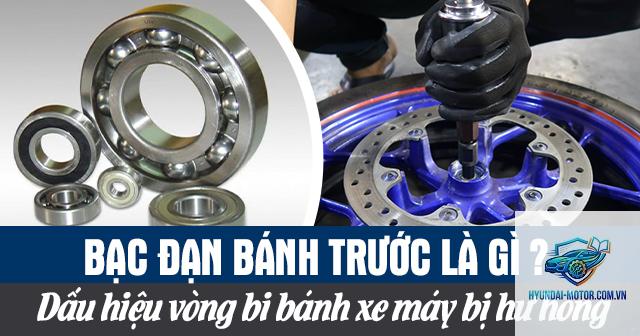 xe máy bạc đạn bánh trước bị hỏng - Hình 4