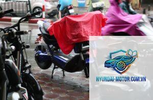 xe máy bị chập điện khi trời mưa