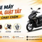 xe máy bị giật nhẹ khi chạy chậm