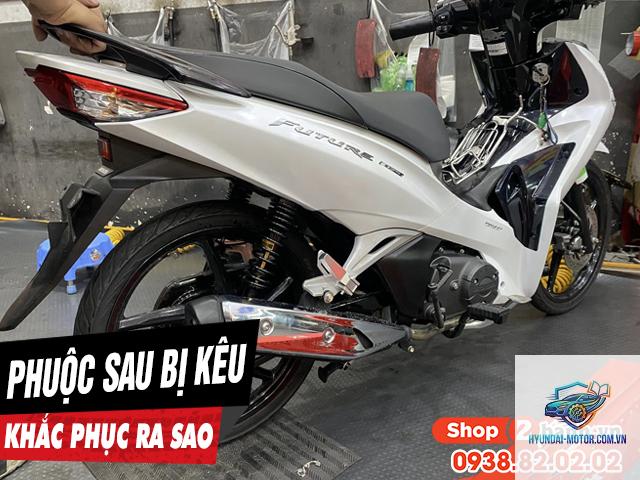 xe máy bị kêu từ phuộc - Hình 2