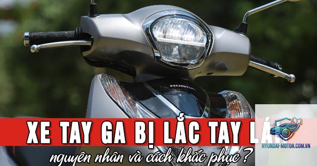 xe máy bị lắc tay lái - Hình 5