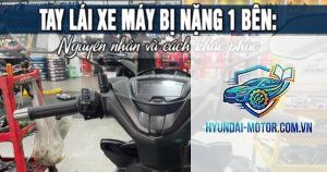 xe máy bị nặng tay lái sau khi sửa