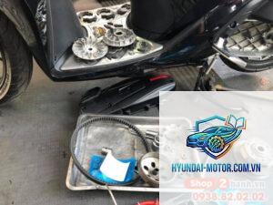 xe máy bị rung đầu khi đi chậm