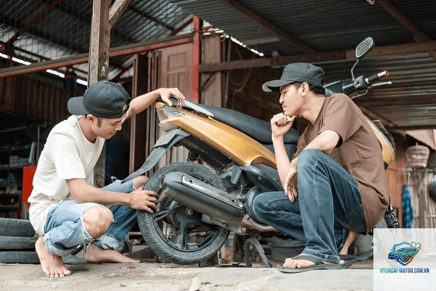 xe máy bị rung khi đứng yên - Hình 5