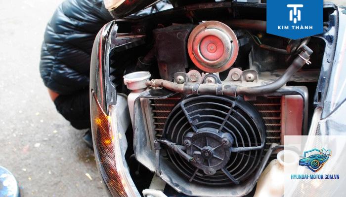 xe máy bị sôi nước làm mát - Hình 3