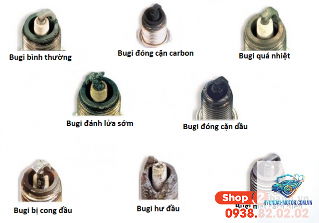 xe máy bị yếu máy sau khi thay bugi