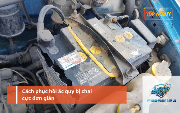 xe máy bình ắc quy bị chai - Hình 2