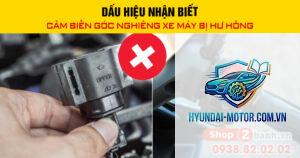 xe máy cảm biến nghiêng bị lỗi