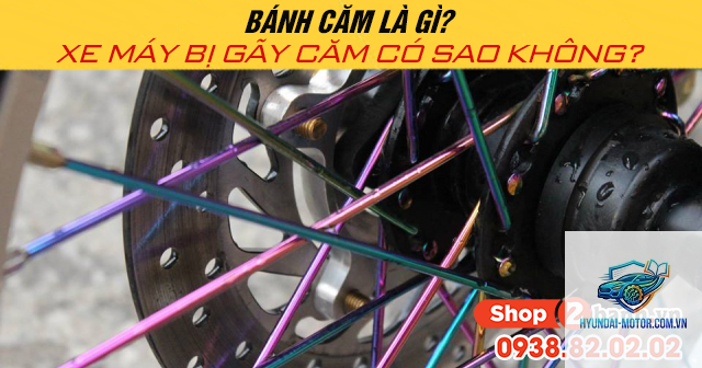 xe máy căm xe bị gãy - Hình 2