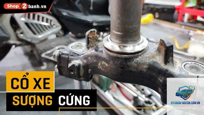 xe máy cổ lái bị cứng - Hình 3
