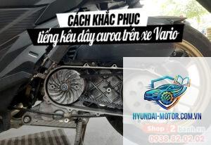 xe máy dây curoa bị kêu