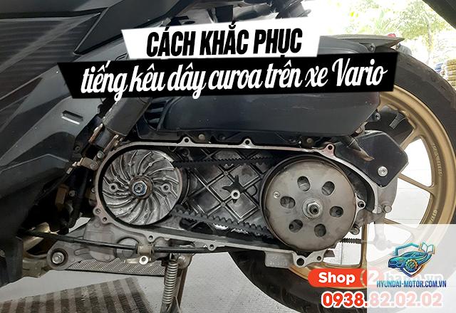 xe máy dây curoa bị kêu