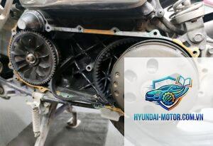 xe máy dây curoa bị trượt