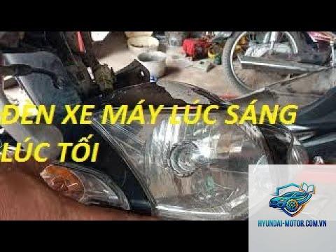 xe máy đèn pha chập chờn