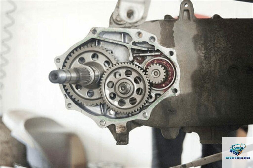 xe máy hộp số bị kêu