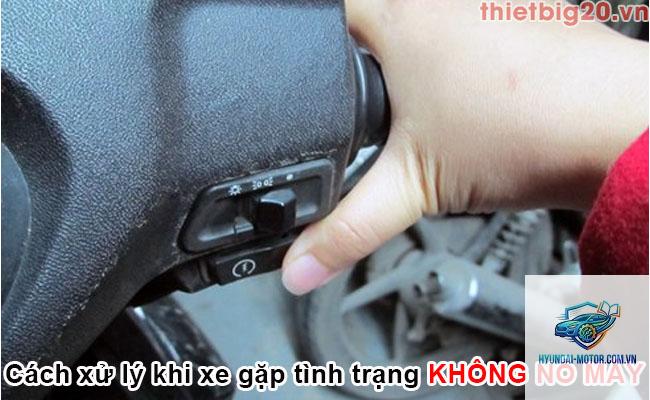 xe máy không đề được sau khi rửa xe - Hình 2