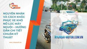xe máy không nổ máy khi nguội