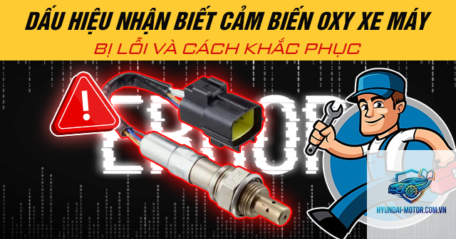 xe máy lỗi cảm biến oxy