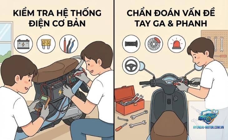 xe máy lỗi hệ thống điện - Hình 2