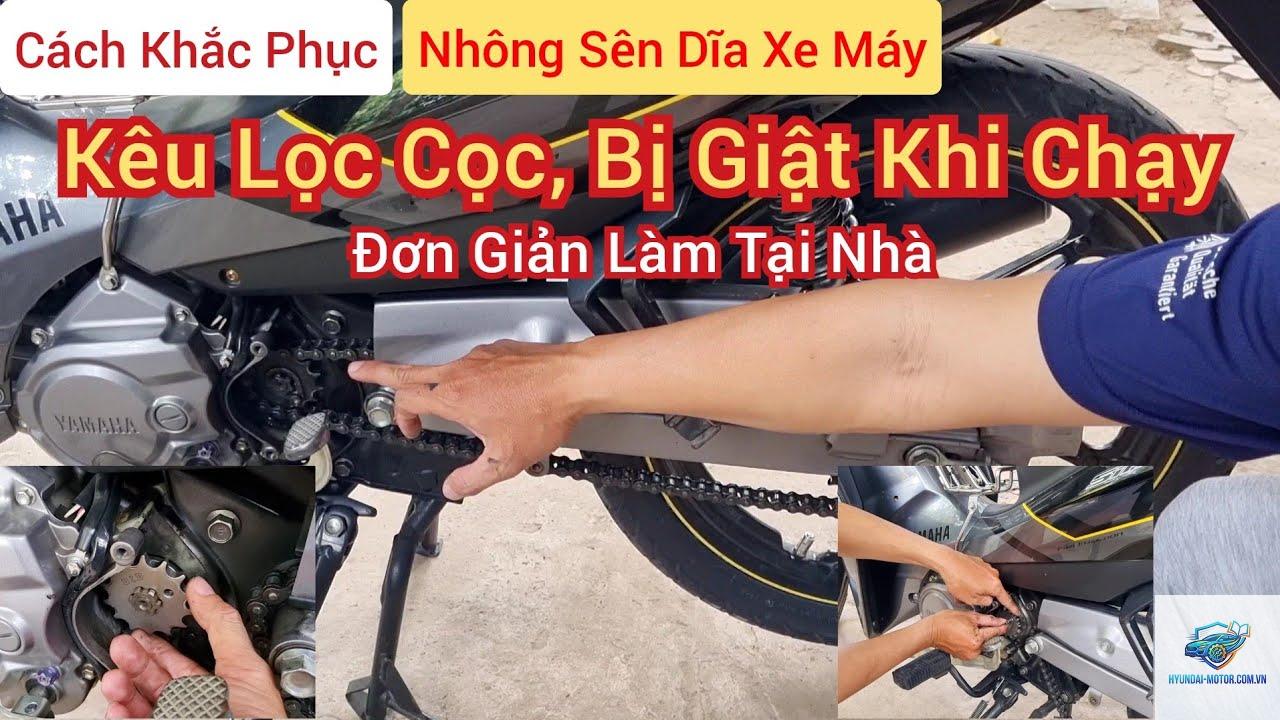 xe máy nhông sên dĩa bị kêu - Hình 5