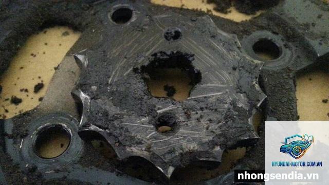 xe máy nhông sên dĩa bị mòn - Hình 4