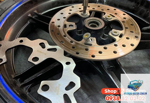 xe máy phanh bị bó khi chạy - Hình 4