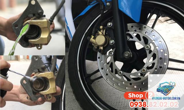 xe máy phanh bị kêu - Hình 3