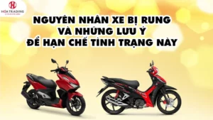 xe máy phanh bị rung