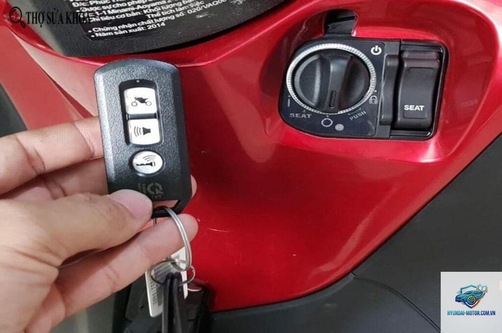 xe máy smartkey không nhận tín hiệu