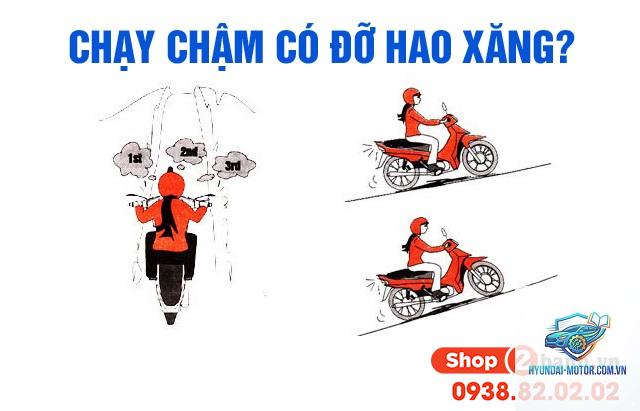 xe máy tăng tốc chậm