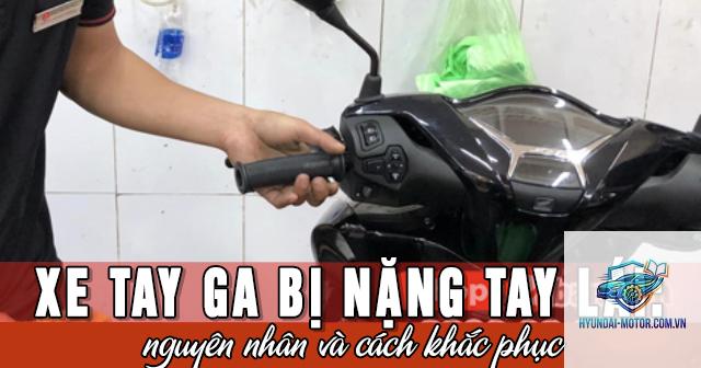 xe máy tay ga bị nặng - Hình 3