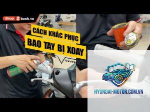 xe máy tay lái bị lỏng