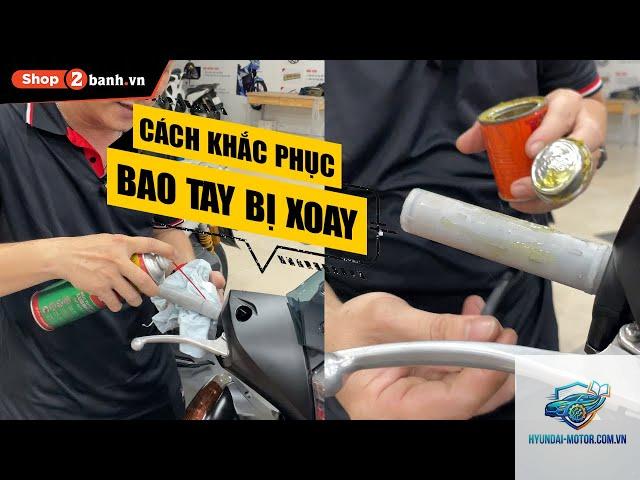 xe máy tay lái bị lỏng