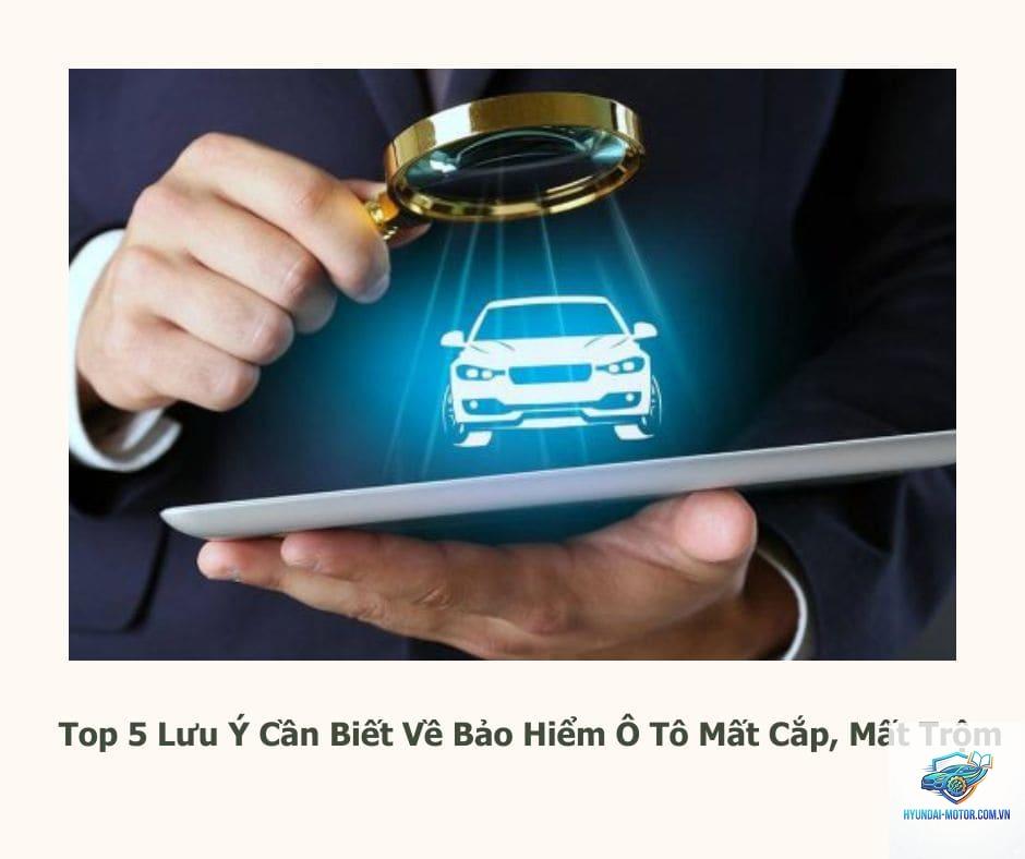 Bảo hiểm mất cắp xe ô tô - Hình 1