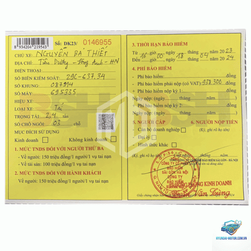 Bảo hiểm ô tô bắt buộc - Hình 3
