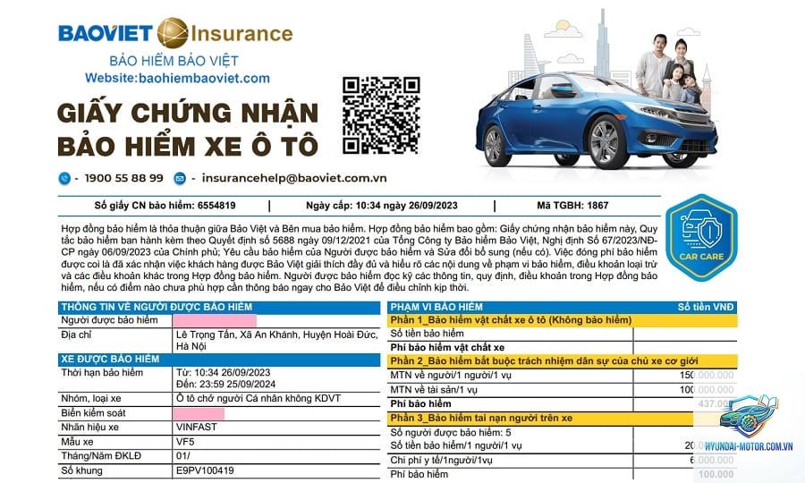 Bảo hiểm trách nhiệm dân sự ô tô - Hình 3