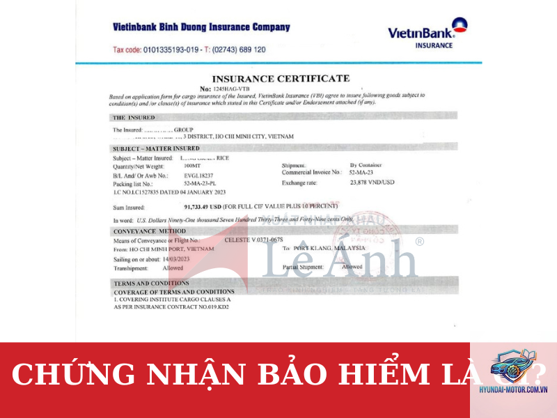 Cách đọc giấy chứng nhận bảo hiểm - Hình 3