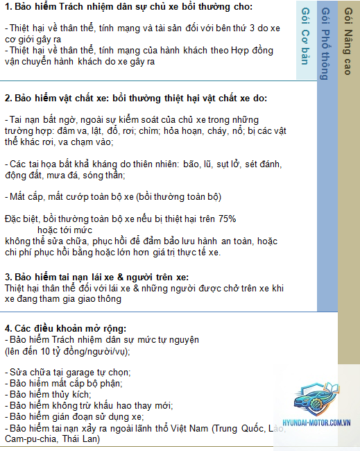 Điều khoản bảo hiểm ô tô - Hình 2