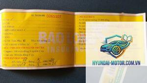 In lại giấy bảo hiểm xe