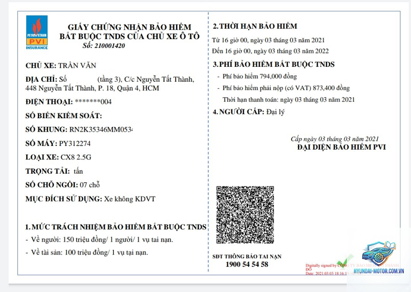 Kiểm tra bảo hiểm xe máy - Hình 5