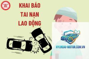 Lưu ý khi khai báo tai nạn