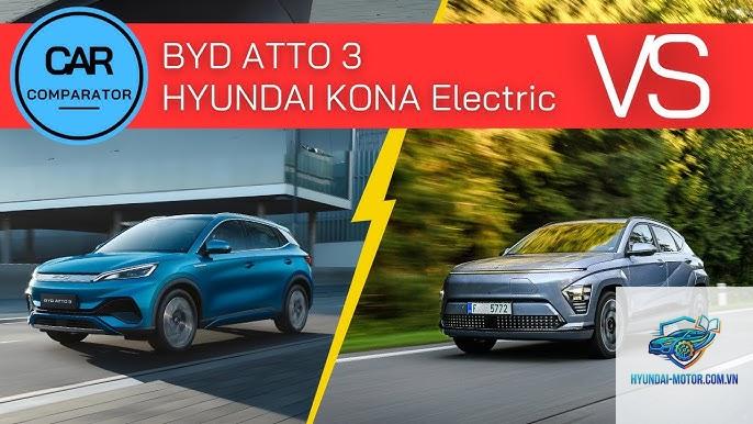 So sánh BYD Atto 3 và Hyundai Kona Electric