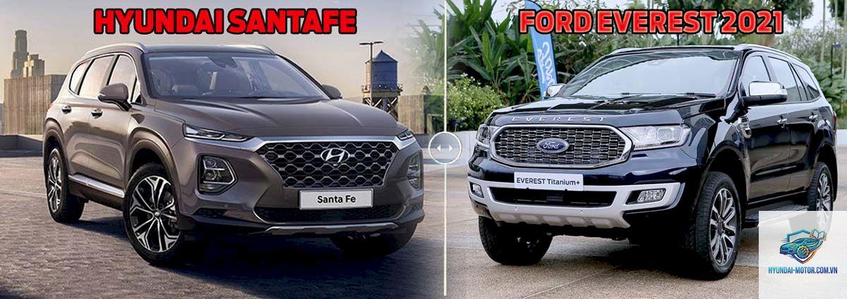 So sánh Ford Everest và Hyundai Santa Fe - Hình 5