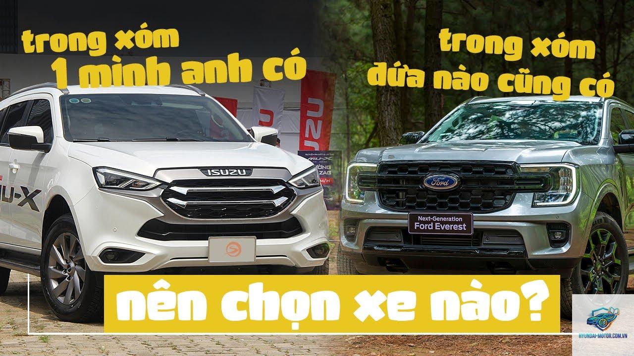 So sánh Ford Everest và Isuzu mu-X - Hình 3